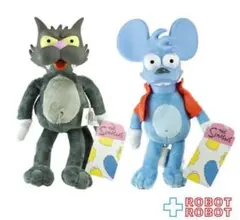 ザ・シンプソンズ ベーシック プラッシュ イッチー・スクラッチー 2個セット