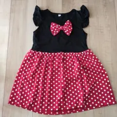 ミニーマウス風ワンピース