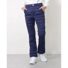 7751美品 ティゴラ 中綿ロングパンツ ゴルフウェア レディース XL