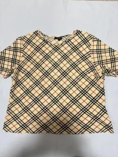 BURBERRY チェック柄 半袖Tシャツ 40 - メルカリ