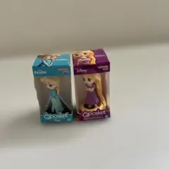 Qposket - ラプンツェル & エルサ フィギュアセット
