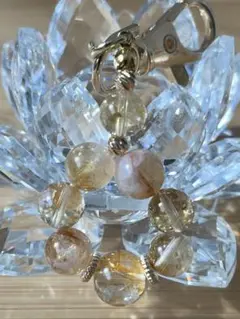 01.ハニーシトリン、シトリンのキーホルダー