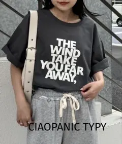 CIAOPANIC TYPY フロッキーロゴプリント半袖オーバーT新品タグ付きのサムネイル