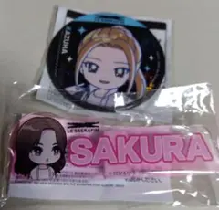 LE SSERAFIM 　アクリルネームバッジ　缶バッジ