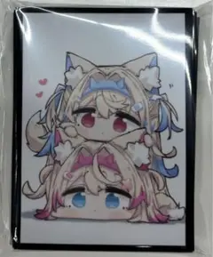 ホロライブ フワワ　モココ　フワモコ　キャラクター スリーブ ホロカ
