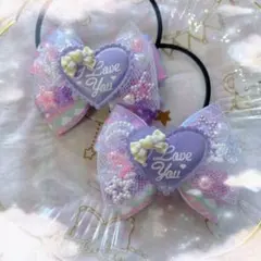 *⑅︎୨୧ヘアゴム✩キッズリボン୨୧⑅︎*