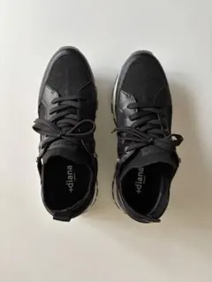 diana ブラック スニーカー 24.0 cm