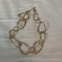 ゴールドリンクチェーンネックレス