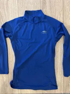 美品✨TIGORA スポーツウェア ブルー ハイネック　トレーニング用