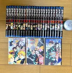 鬼滅の刃 全23巻セット ＋公式ファンブック、小説版2冊