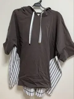 半袖パーカー パーカー