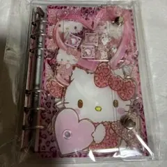 Kitty バインダー 手帳 ピンク ヒョウ柄のサムネイル