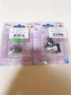 ディズニー一番くじ　パスカル　フィガロ　ミニフィギュアチャーム　ストラップ