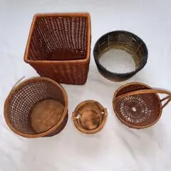 ナチュラル バスケット 籠 カゴ かご 収納 小物入れ インテリア