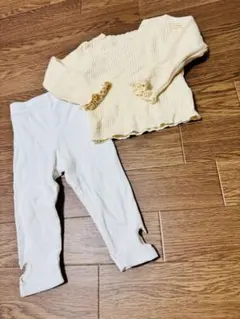 petit main ニットセーターとレギンスセット