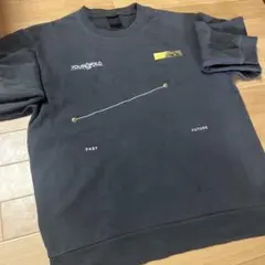 YOUNG & GOLD ダークグレー スウェットシャツ