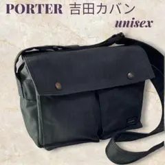 PORTER ポーター メッセンジャーバッグ スモーキー キャンバス 黒