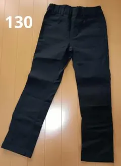 西松屋　ELFINOOL CLASSIC 黒 ストレートパンツ 長ズボン　ロング