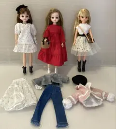 リカちゃん 人形 3体セット VERYコラボ コーディネート