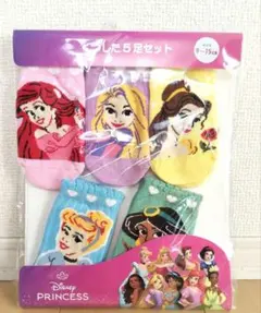 新品未開封☆ディズニープリンセス 靴下 5足セット 9-15cm
