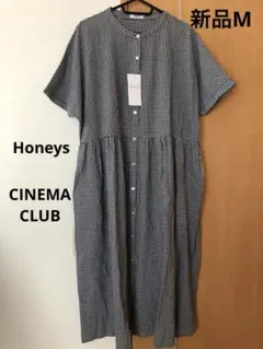 M新品ハニーズHoneysシネマクラブCINEMACLUBギャザーワンピース