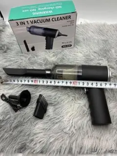 ハンディクリーナー 掃除機 充電式 車載 コードレス ポータブル 強力吸引 送風のサムネイル