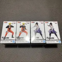 NARUTO ナルト Figuno うずまきナルト　うちはサスケ　4種セット