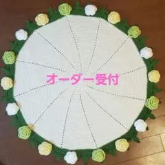 花束ブランケット(大きめ薔薇)