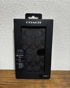 【極美品】COACH iPhone 15 Folio 手帳型ケース カードケースのサムネイル