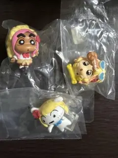ギャルなクレヨンしんちゃん　ガチャガチャ3点セット