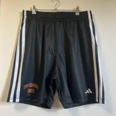【新品未使用タグ付き】adidas 拓殖大学 バスケ ハーフパンツ 黒