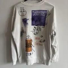 ZARA ザラ メンズ プリント スウェット プルオーバー M トレーナー