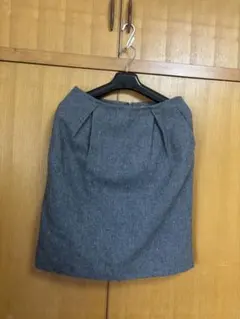 Natural beauty basic ウールスカート Sサイズ グレー