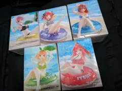 五等分の花嫁　Aqua Float Girls フィギュア　5種類セット　浮き輪