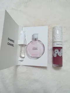 シャネル　チャンス　香水サンプル　コスメデコルテ　リップ