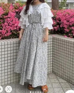 merry jenny ruffleガーゼティアードガウンのサムネイル