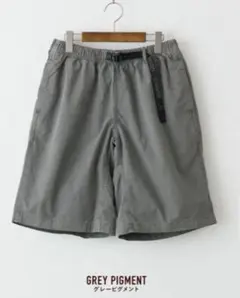GRAMICCI グレー チェック柄 ショートパンツ