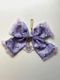サンリオ　クロミ　リボン　キーホルダー　ガチャ
