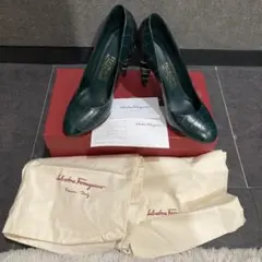 Salvatore Ferragamo ハイヒール ダークグリーンのサムネイル
