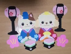 壁面飾り　ひな祭り　E-1