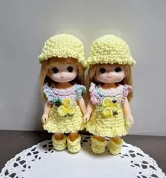 ミキマキちゃんイエローの着せ替え服セット