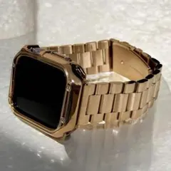 tr★アップルウォッチバンド　ステンレスベルト　Apple Watchカバー