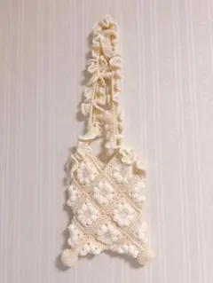 花柄ハンドメイドトートバッグ　ナチュラル