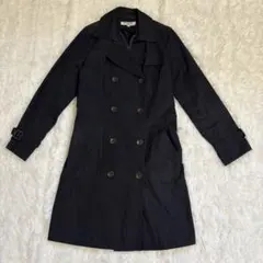 ナチュラルビューティーベーシック ロングコート L ダブルブレスト アウター
