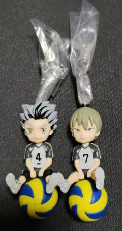 ハイキュー!! プチっとのりマス 宮侑 宮治 フィギュア キーホルダー