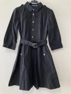 値下げ！Burberry blue label 長袖 ベルト付きワンピース