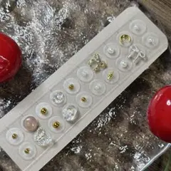 天然石入り耳つぼジュエリー20粒