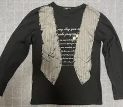 スーツジャケット風長袖カットソー