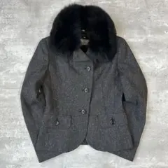 超美品♡ FOXEY 14.6万 ミンク 衿付き ジャケット フォクシー ファー 