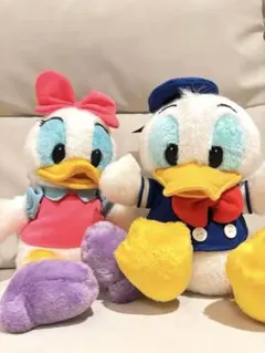ドナルドダックとデイジー ぬいぐるみ 製造元東京サンアンドスター